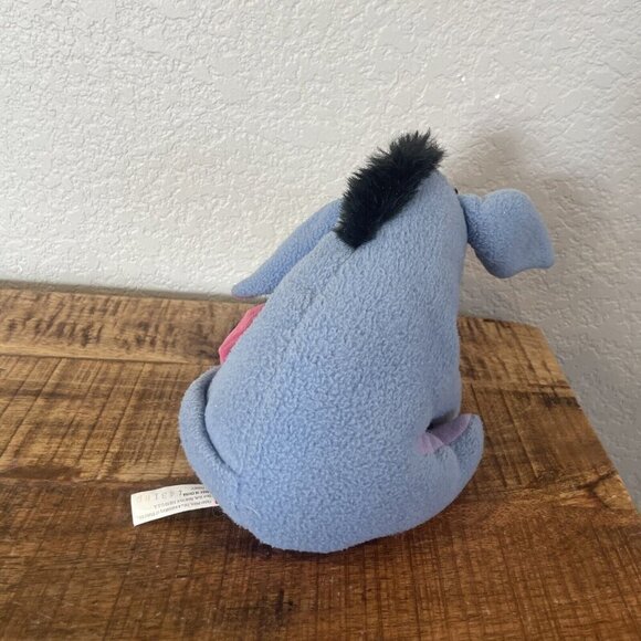 Fisher Price Eeyore Plush Rattle Baby Nursery Disney Winnie The Pooh Donkey VTG - Picture 4 of 7